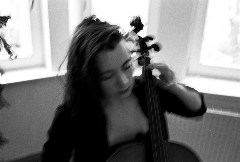 Anne, she loves her cello and...pastries. Germany, 2018.